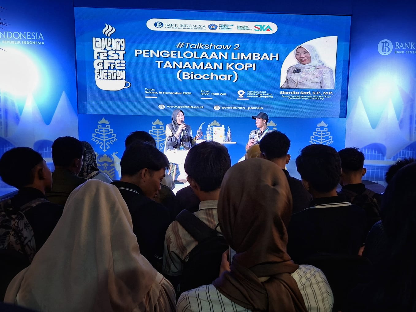 Tidak Hanya Ngopi, Pengunjung Lampung Fest Belajar Mengolah Limbah Kopi Jadi Produk Hijau